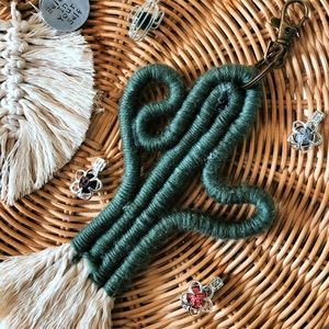 Handmade cactus keychains